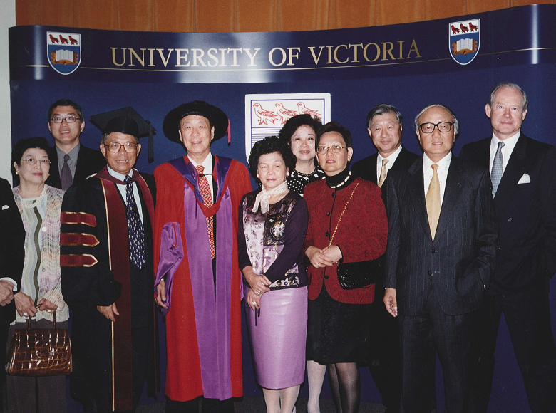 Awarded the degree of Doctor of Laws, honoris causa by the University of Victoria