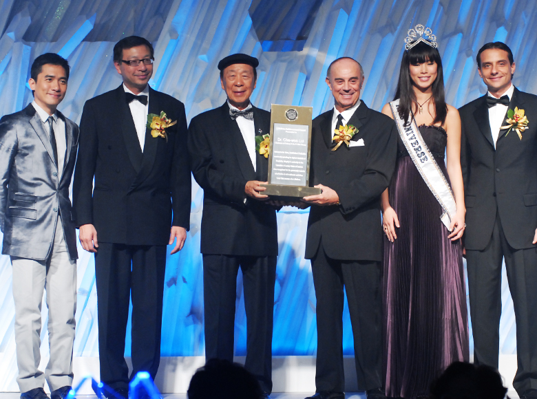 Presented with the Lifetime Achievement Award by American Academy of Hospitality Sciences